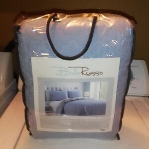 Sky‎ Blue 3 Piece  Comforter Set